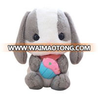 Customized design cute rabbit stuffed toy bunny jumbo suppliers for kids gift