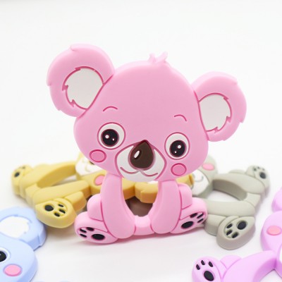 2020 New products silicone koala baby teether molar stick children toy supplier