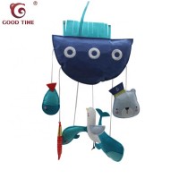 Qingdao Factory Wholesale Blue Submarine and Whale Felt Baby Mobile For Crib