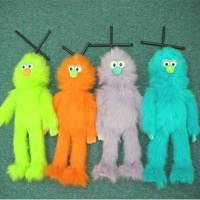 Creative Monster Family Playing String Plush Animals Marionettes Puppets