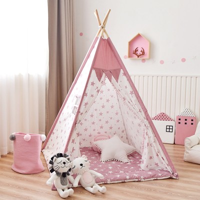 Play Tent Indoor Blue Pink Kids Children Tent Soft Kids Mini Toy Houses for Boys