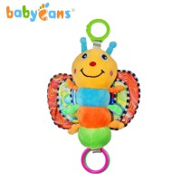 Baby musical hanging toys educational baby plush butterfly toys musical baby toys