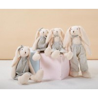 Hot sale dressed plush buny/rabbit toy