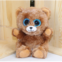 Best material super soft plush chocolate big eyes plush animal toy